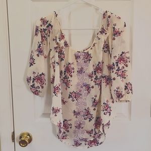 Women's Floral Blouse by Rewind